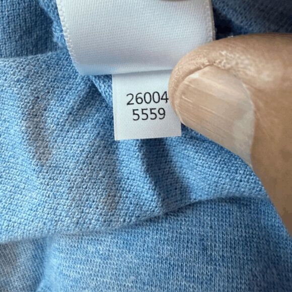 Southern Tide Men's The Skipjack Pique Schooner Quarter Zip Pullover Blue Large - Picture 6 of 9